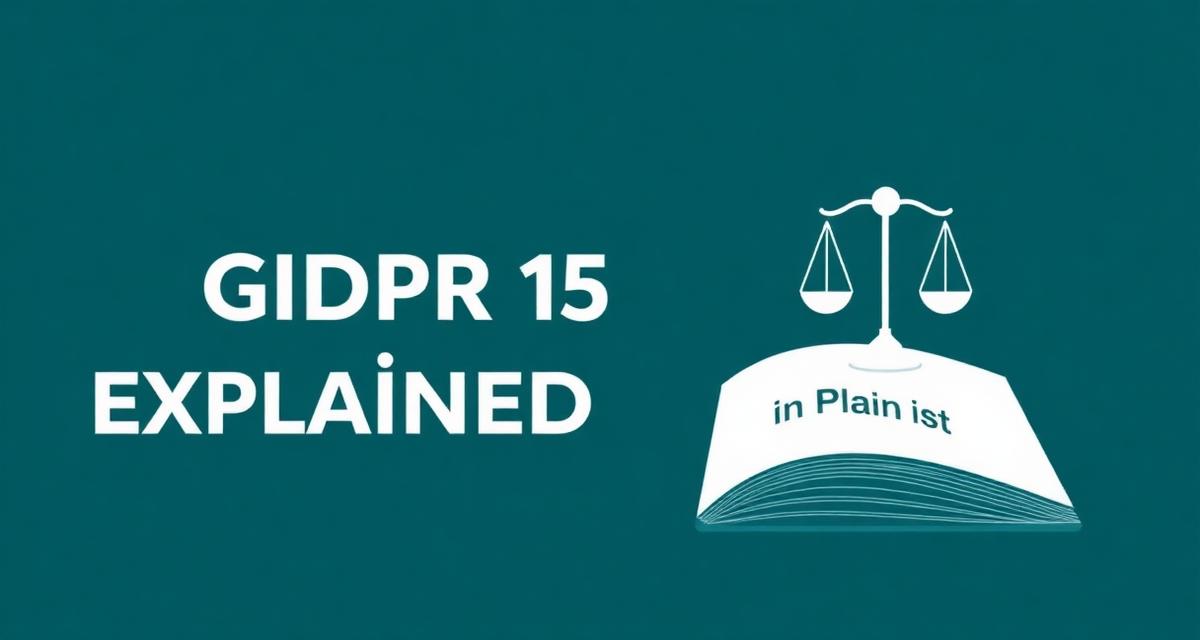 GDPR Article 15 Explained in Plain English | DSARify | DSARify